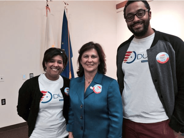 RI Secretary of State, Nellie Gorbea, applauds Dominicanos USA for accomplishments in voter registrations